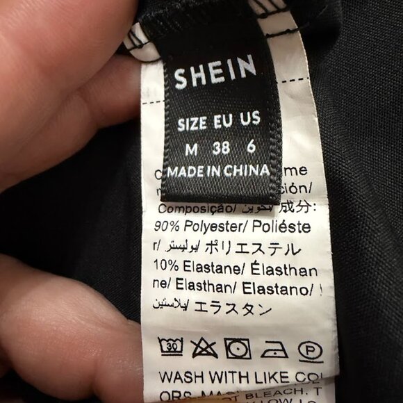 Black Sleeveless Fit And Flare Button Front Dress - Picture 6 of 7